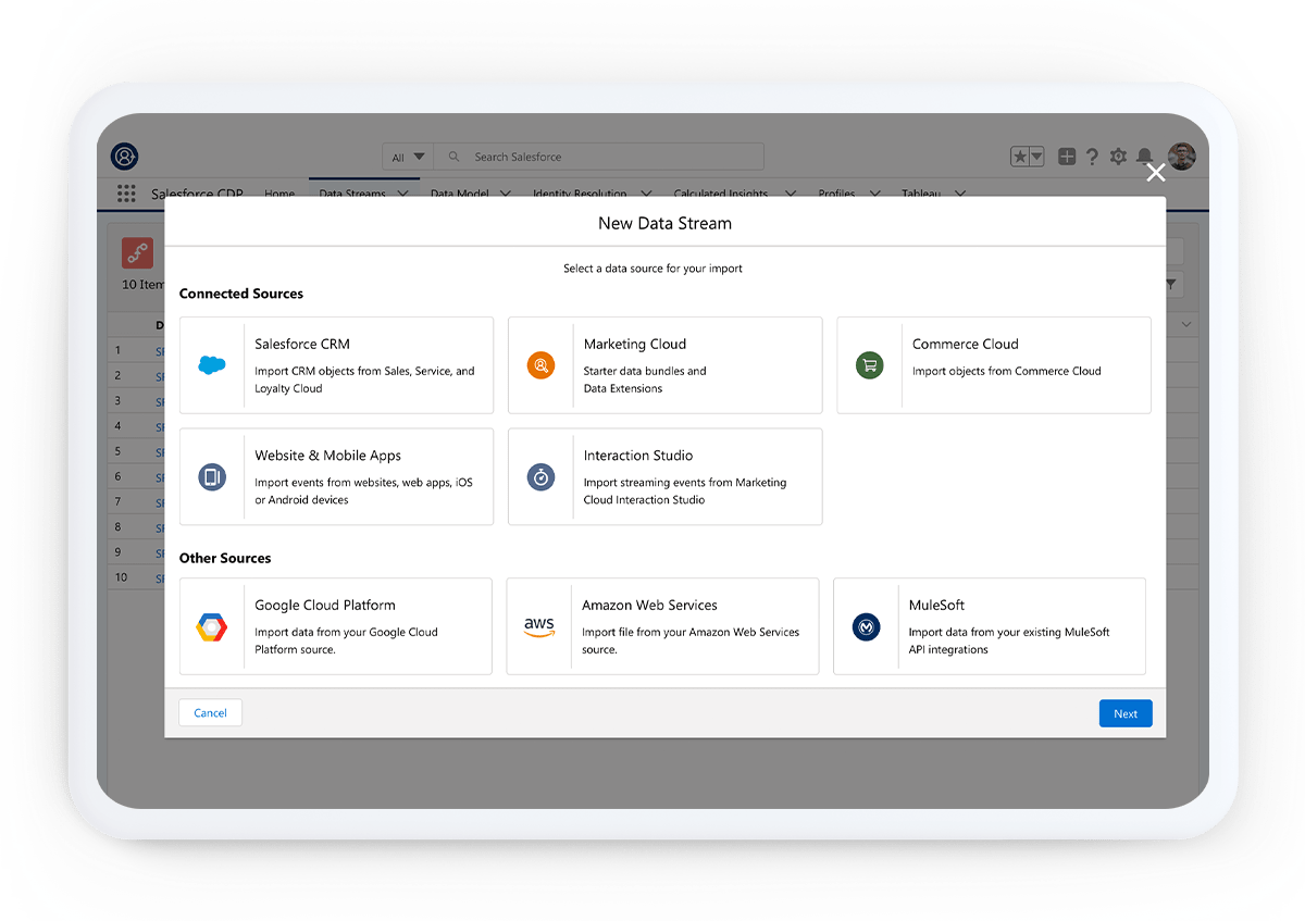 Salesforce CDP 數據平台