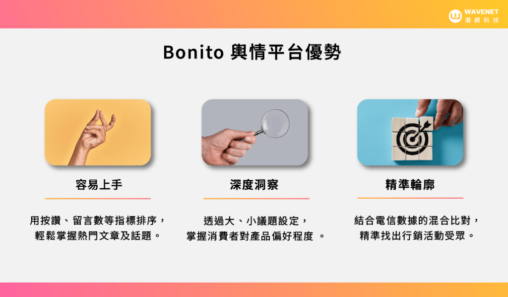 網紅行銷 - Bonito 輿情平台優勢